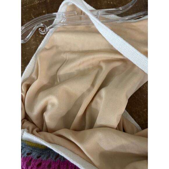 ANTHROPOLOGIE 525 AMERICA CROCHET MAXI DRESS Boem Small NWT - Picture 7 of 10